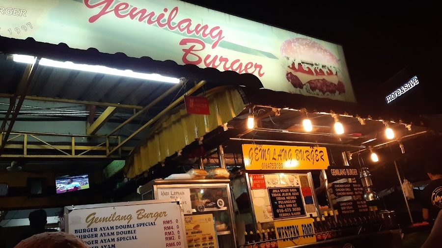 gemilang burger jitra cafe