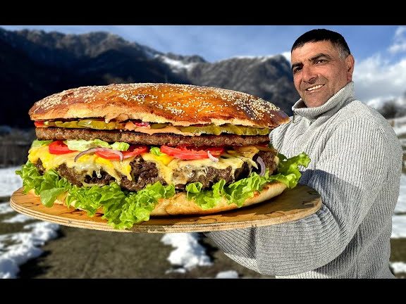 highway burger cheese kampung merabung