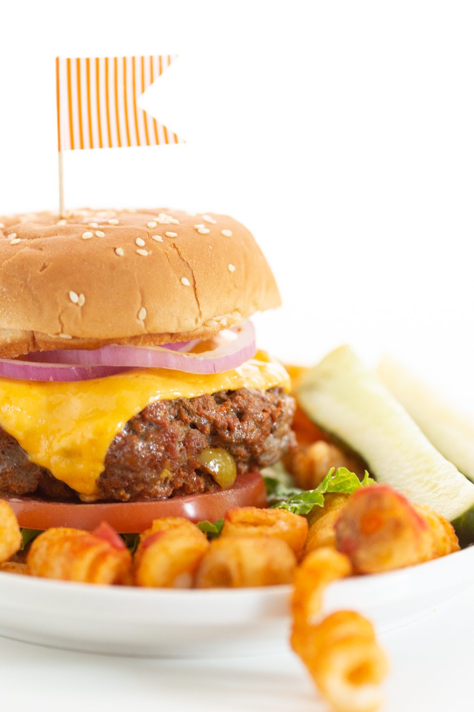 home made sazs burgers oblong