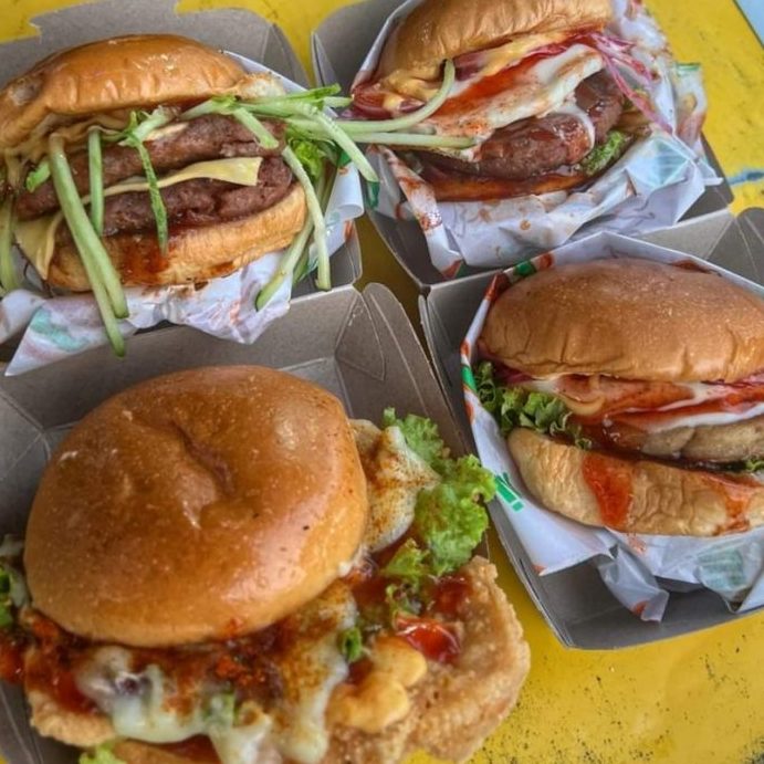 Hot & Spicy Burger (NAF) 1 hot spicy burger naf