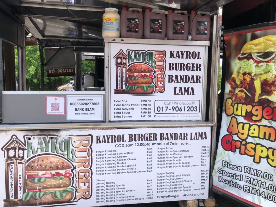 kayrol burger bandar lama jerantut