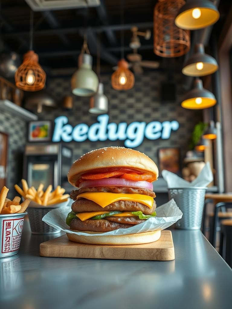 kedai burger 1 kedai burger