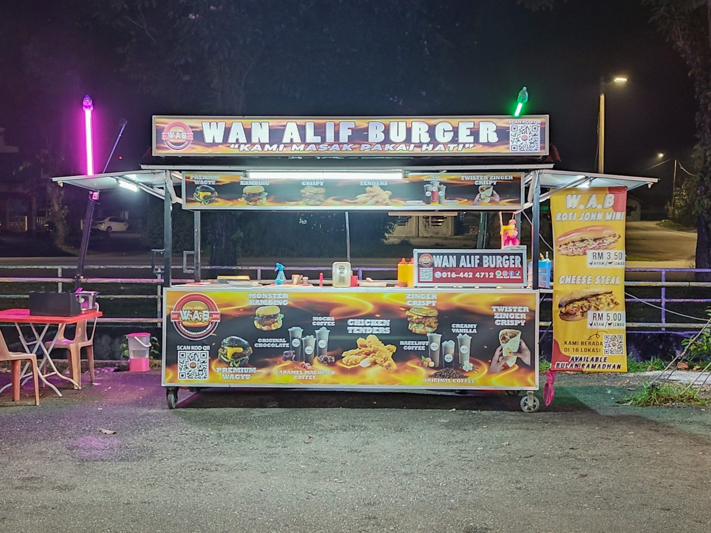 kemunting burger stall