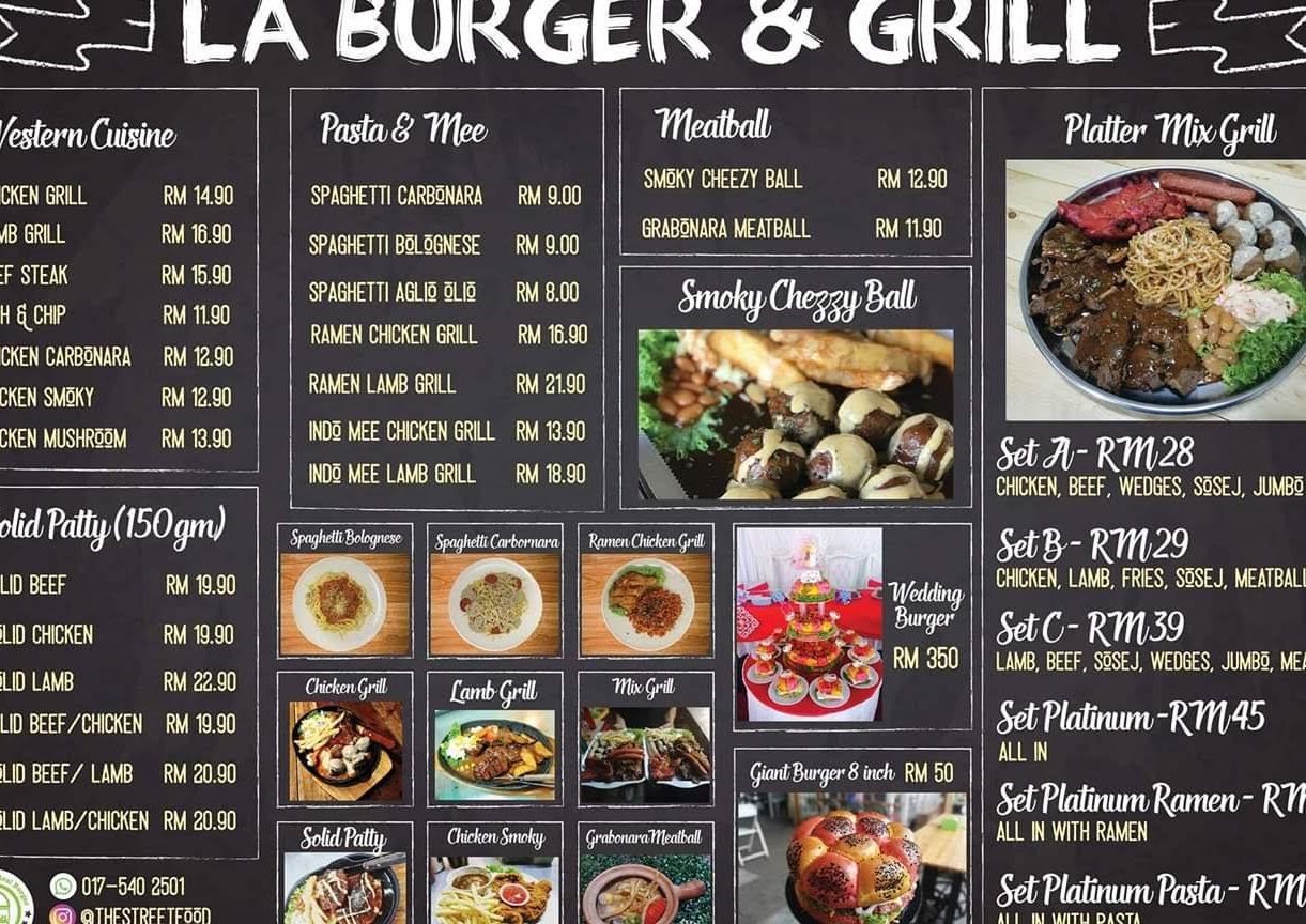 la burger kukus bakar