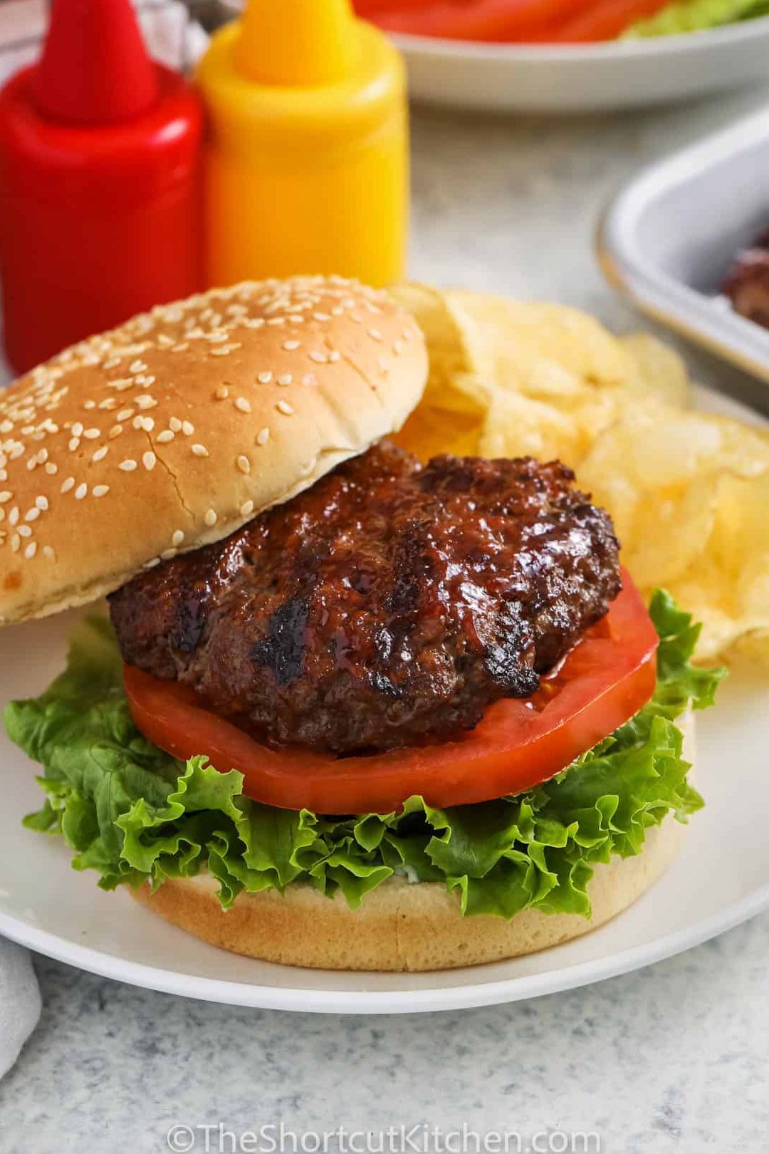 legend grilled homemade burger western food