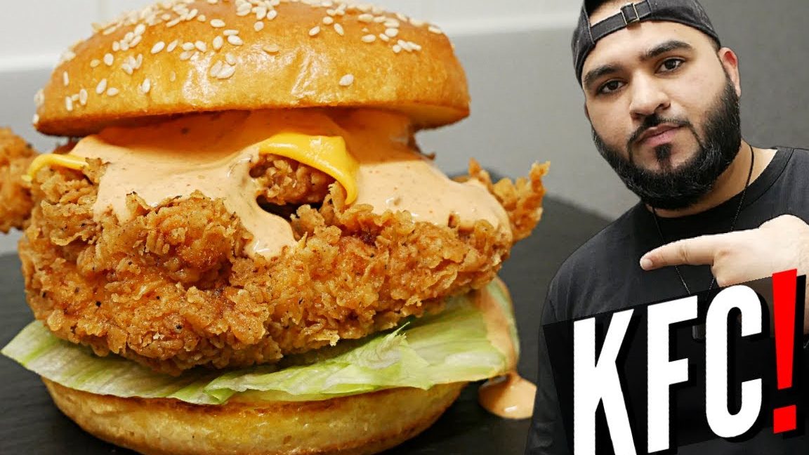 Man Zinger Burger 1 man zinger burger