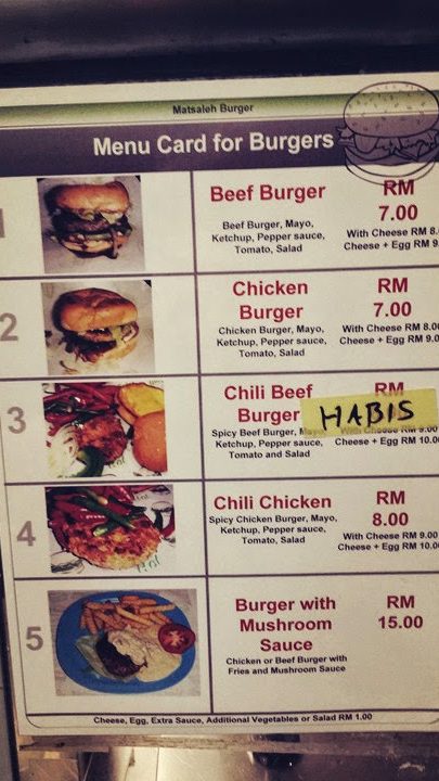 matsalleh burger