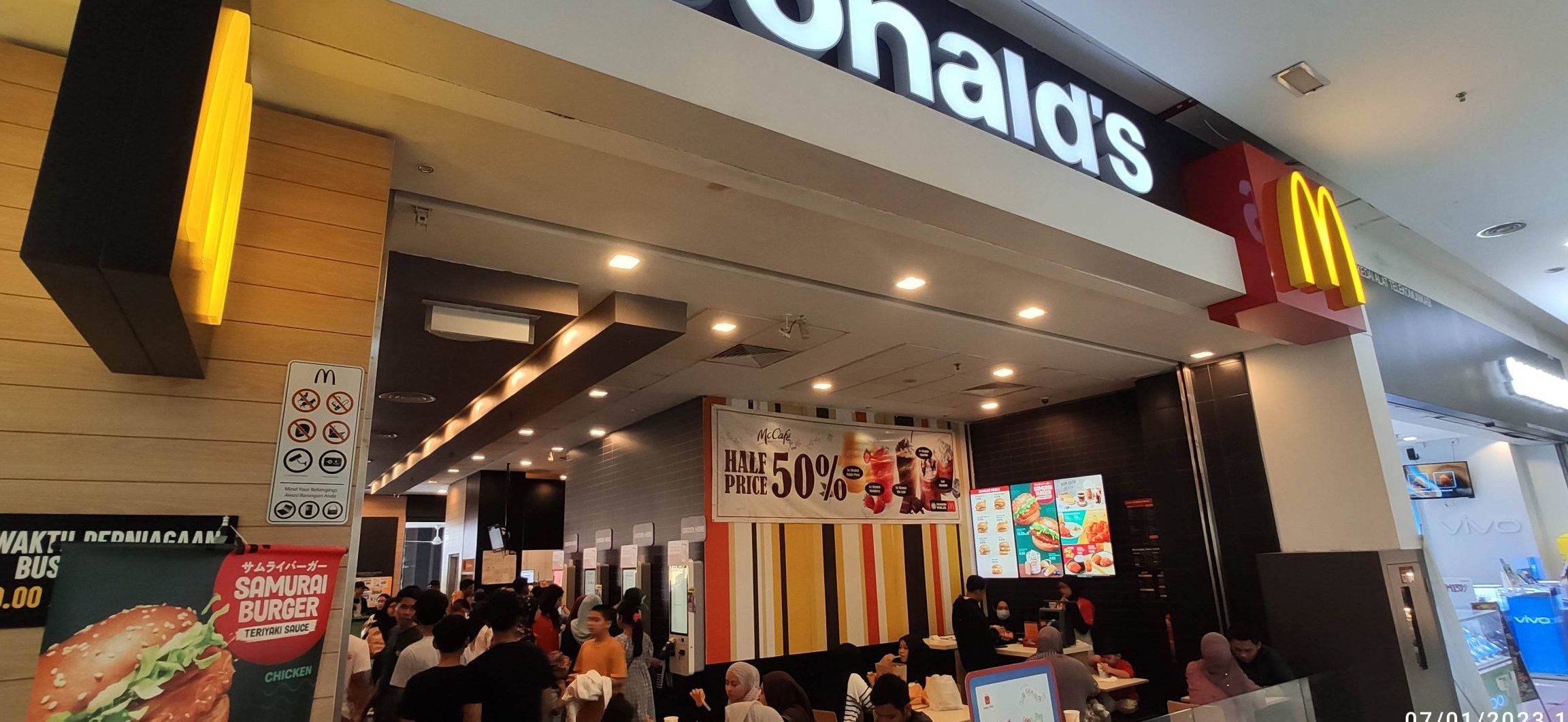 mcdonalds harbour mall sandakan