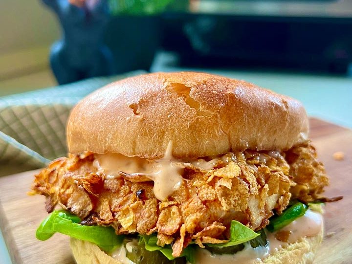 mf chicken crispy burger