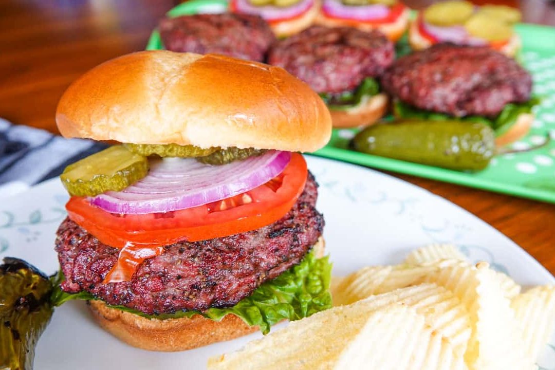 muslim burger smoked
