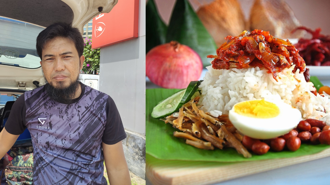nasi lemak abang lori