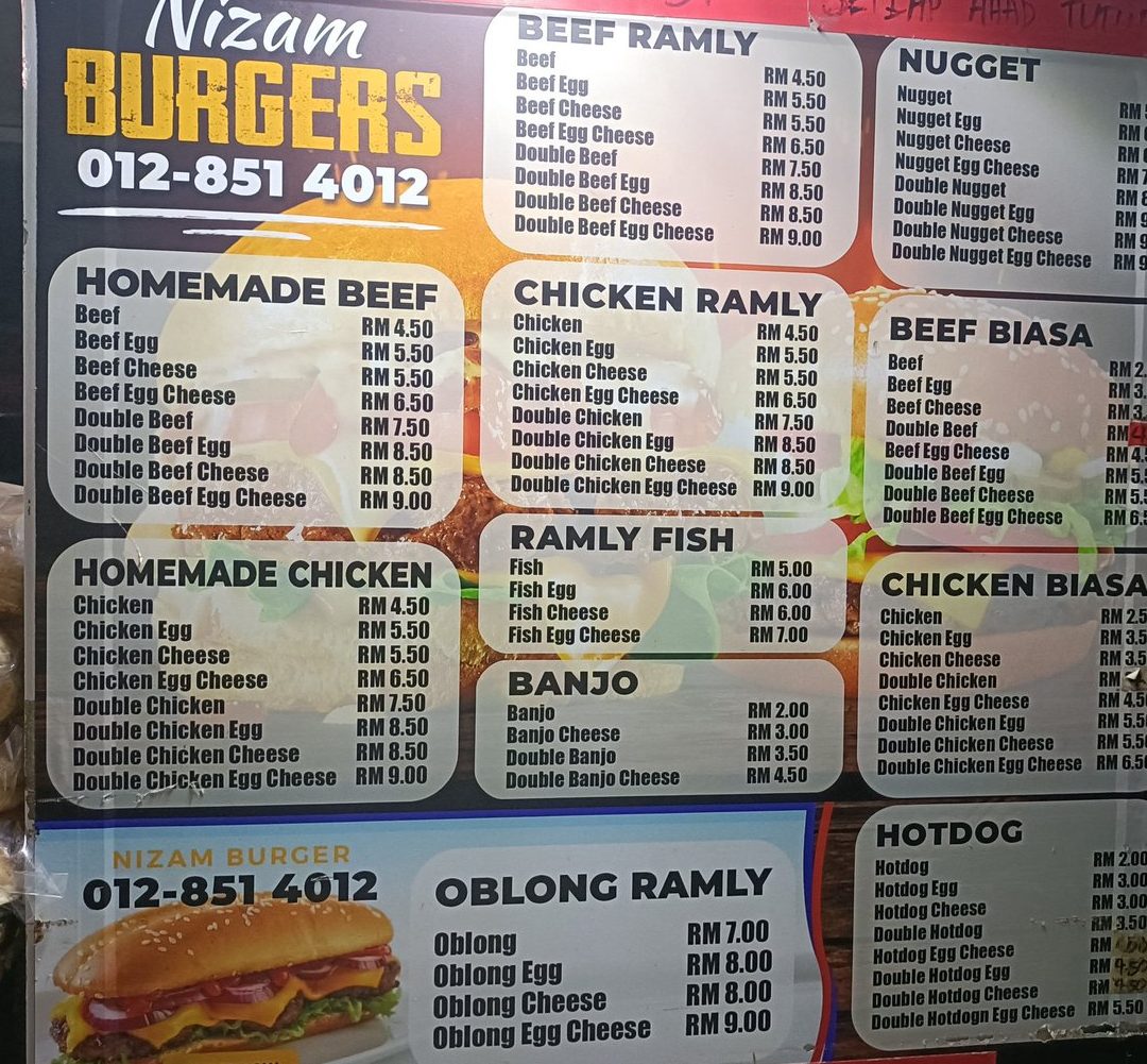 Nizam Burger 1 nizam burger