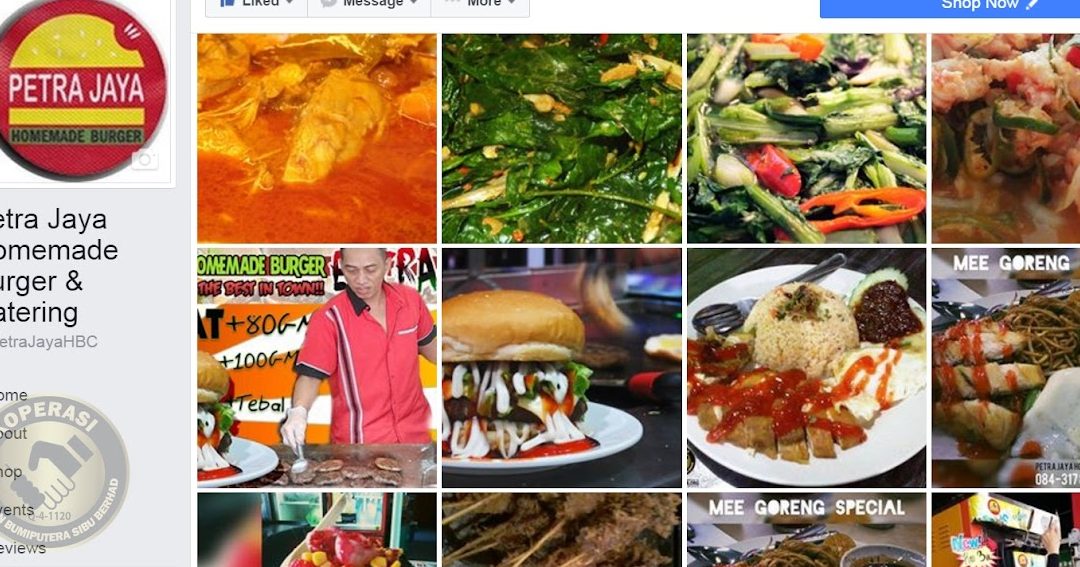 petra jaya homemade burger catering