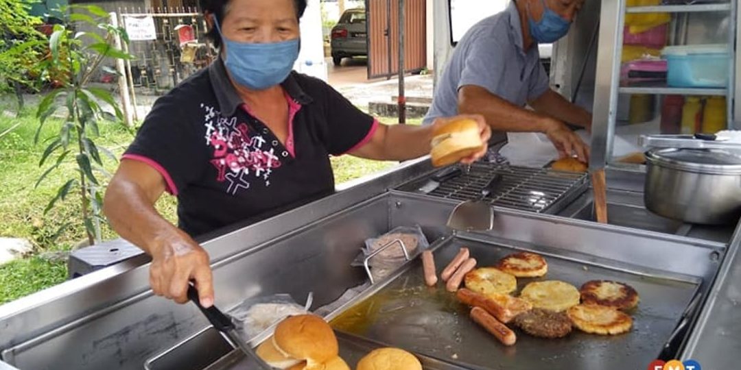 pj burger stall keningau