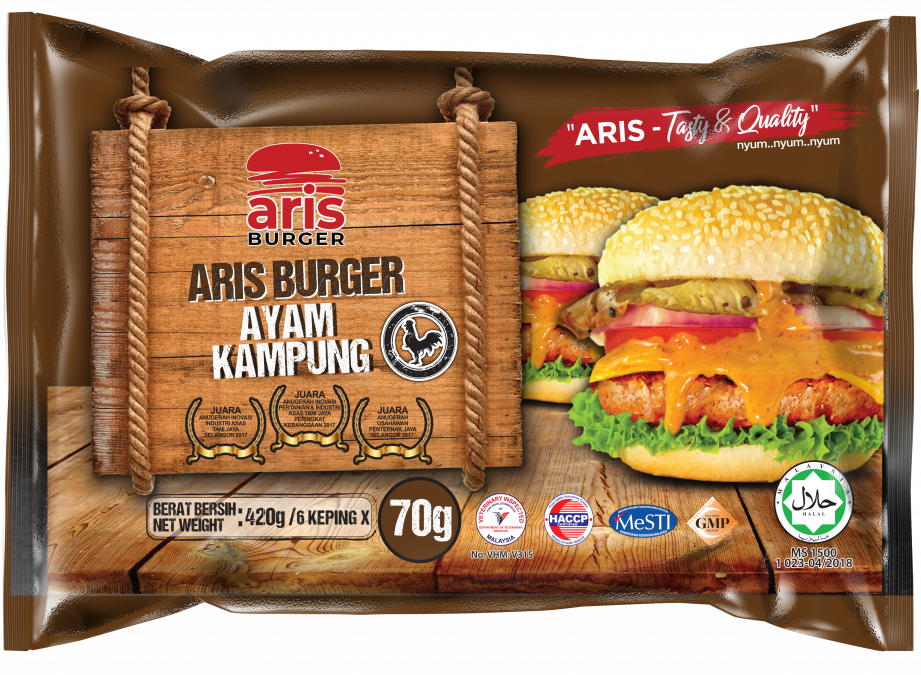 stall purple burger ayam krispy ira zainal