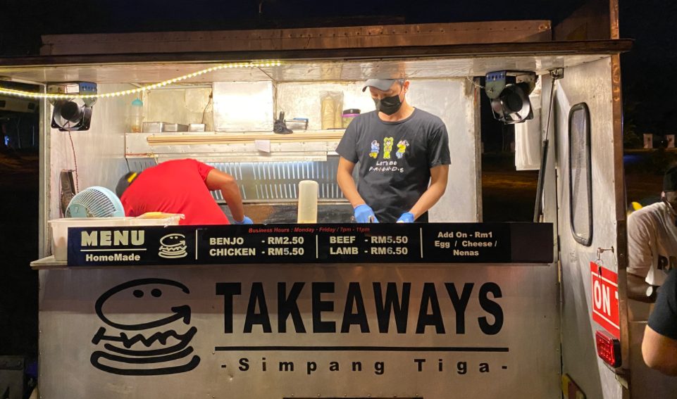 takeaways burger simpang tiga