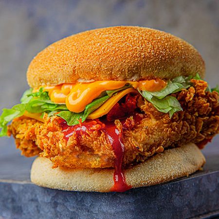 the street burger crispy
