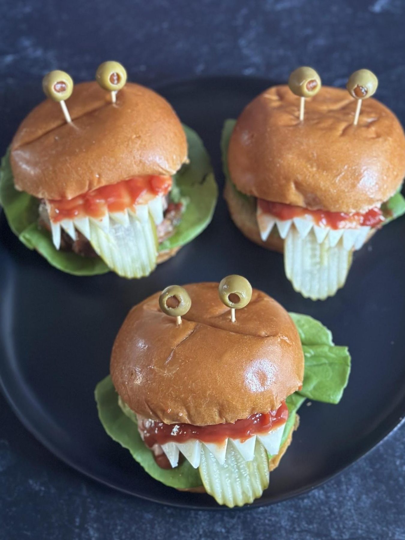 TWO LITTLE MONSTER BURGER 1 two little monster burger