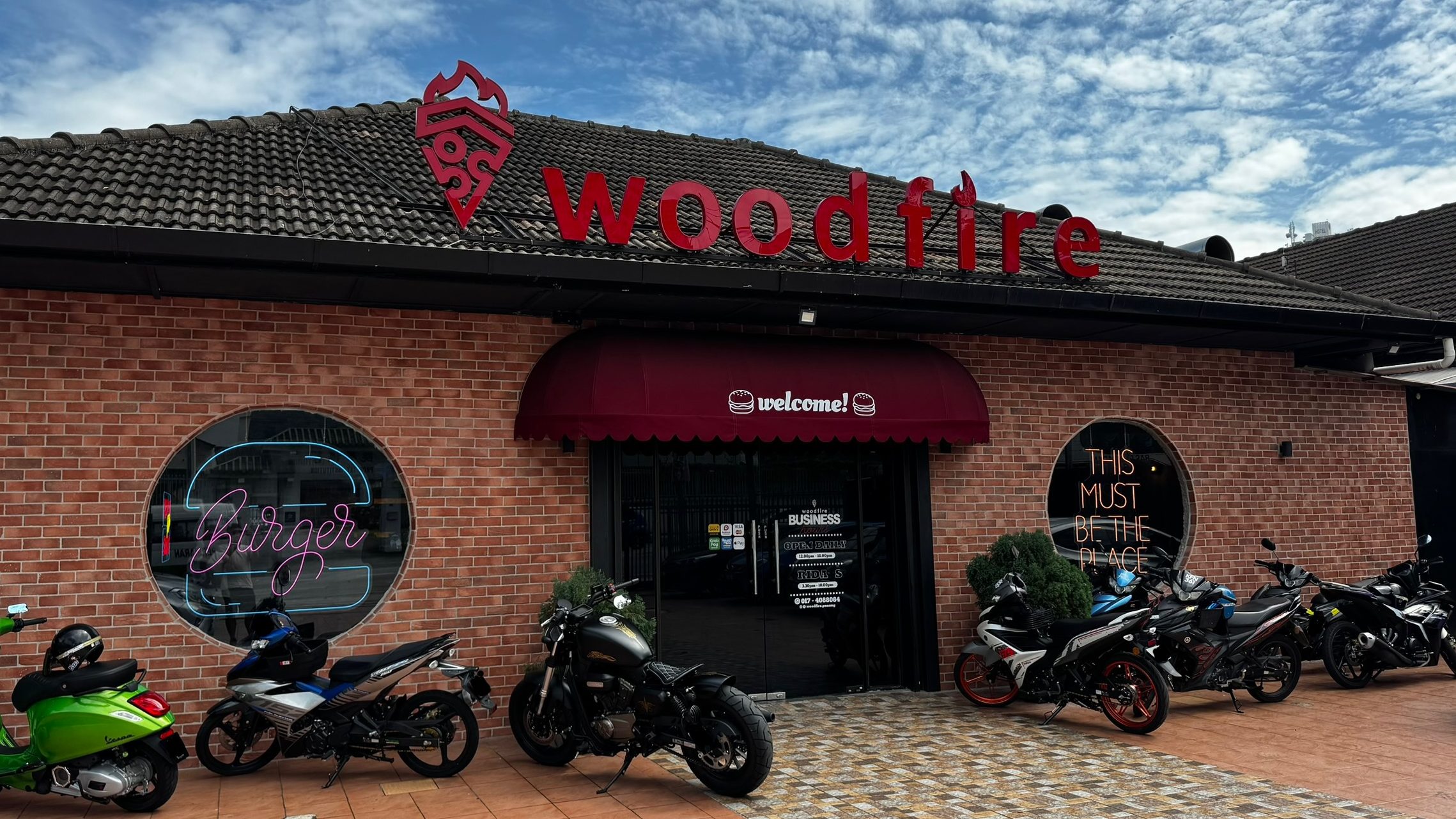 woodfire penang burgers ribs fries shakes