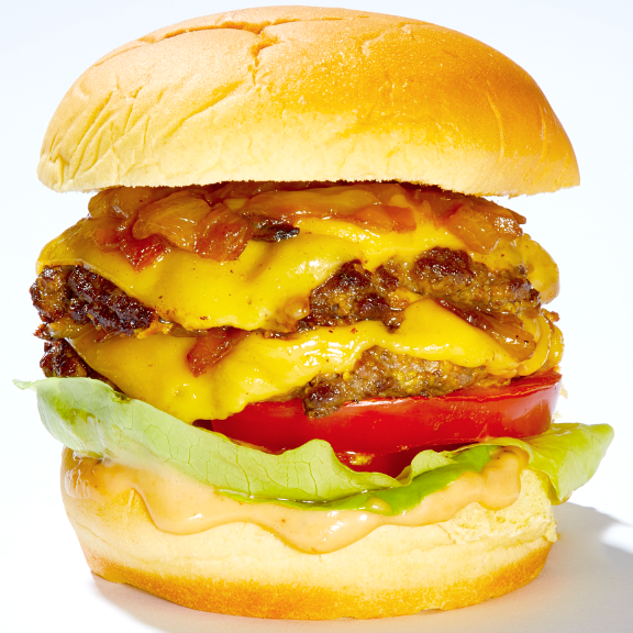 yellow burger
